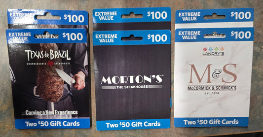 26-87 - Sure Tip Donations! - The Meat Sweats Gift Card Package - 46010