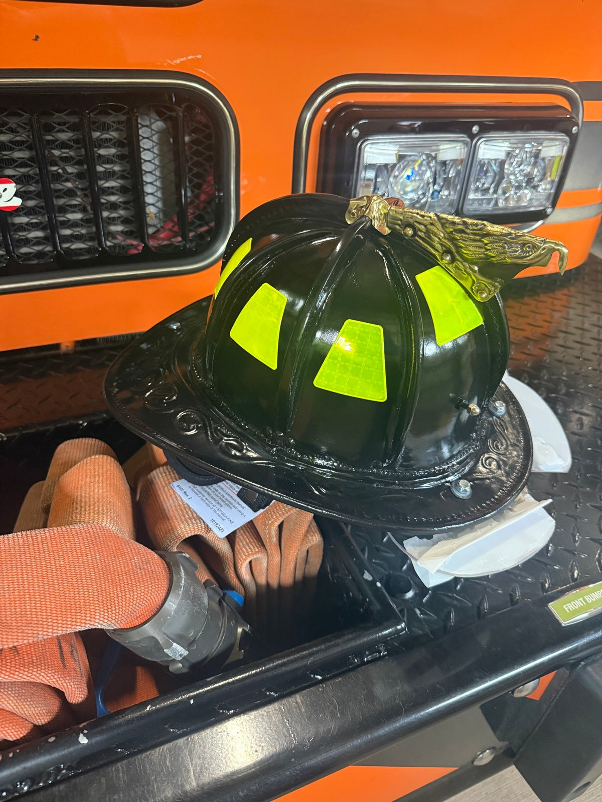 26-244- Sure Tip Donations! - 20 SPOTS on N5A Fire Helmet Board (26-85) #1 - 08661