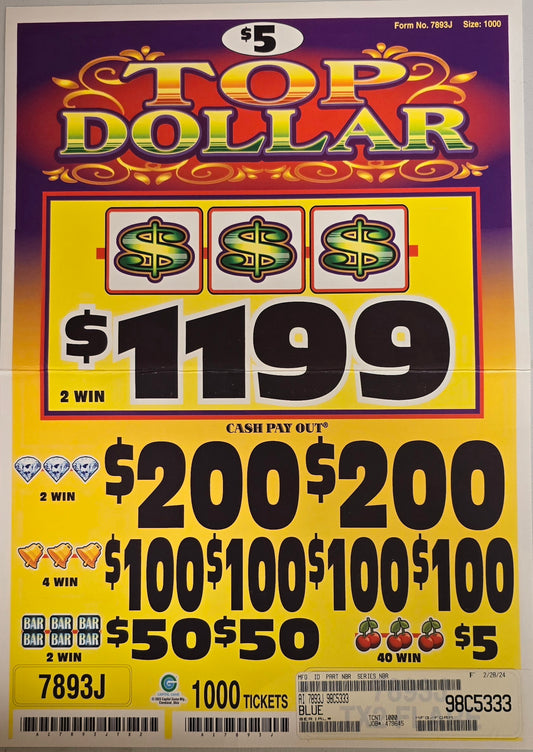 26-273 - $5 Instant Tickets (TOP DOLLAR - 98C5333)